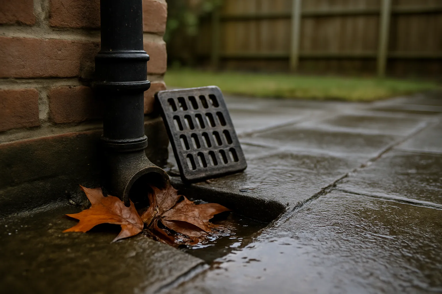 Autumn Leaves and the Gully Chain: How TW Gardens Silt Up Their Own Drains