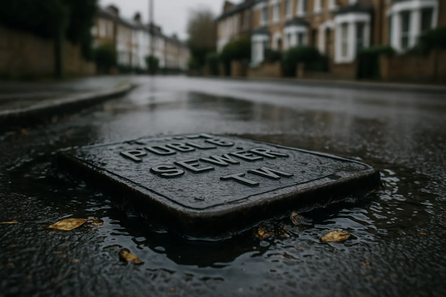 Overflowing Manhole in TW: Thames Water, Council or a Private Drain?
