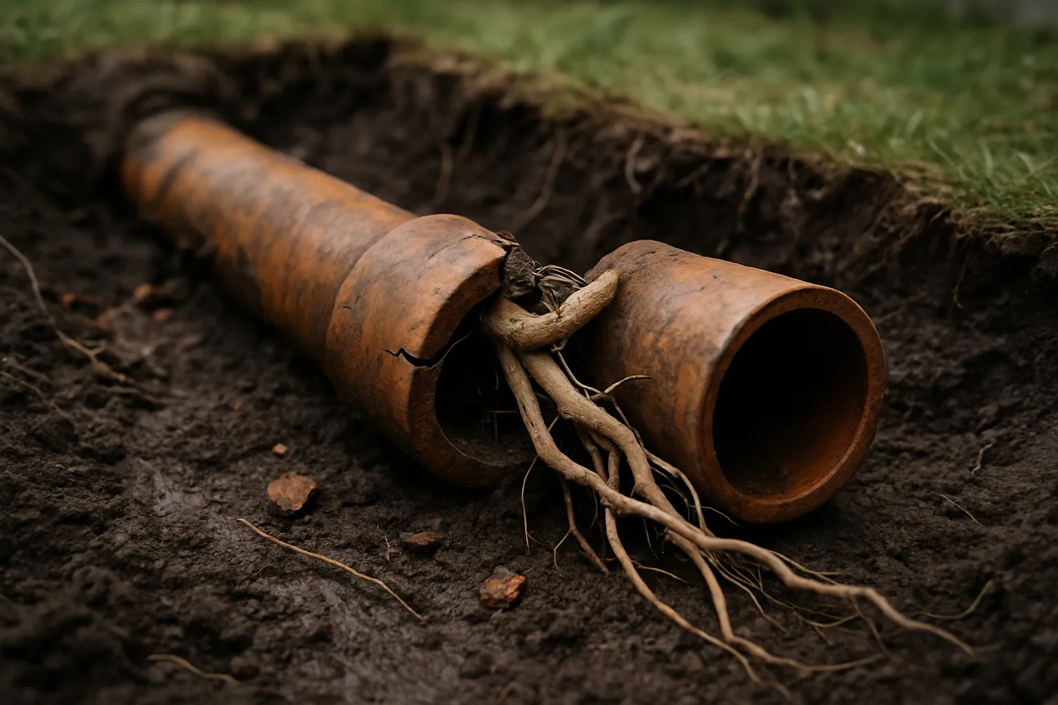 Tree Roots vs Clay Pipes: The Slow-Motion Wrestling Match Under Your Garden