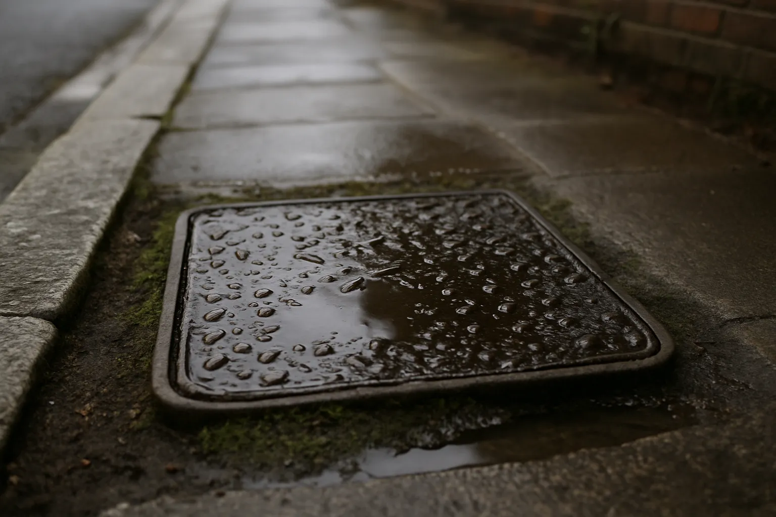 Water Pooling Around a Manhole: What the Wet Patch Is Telling You