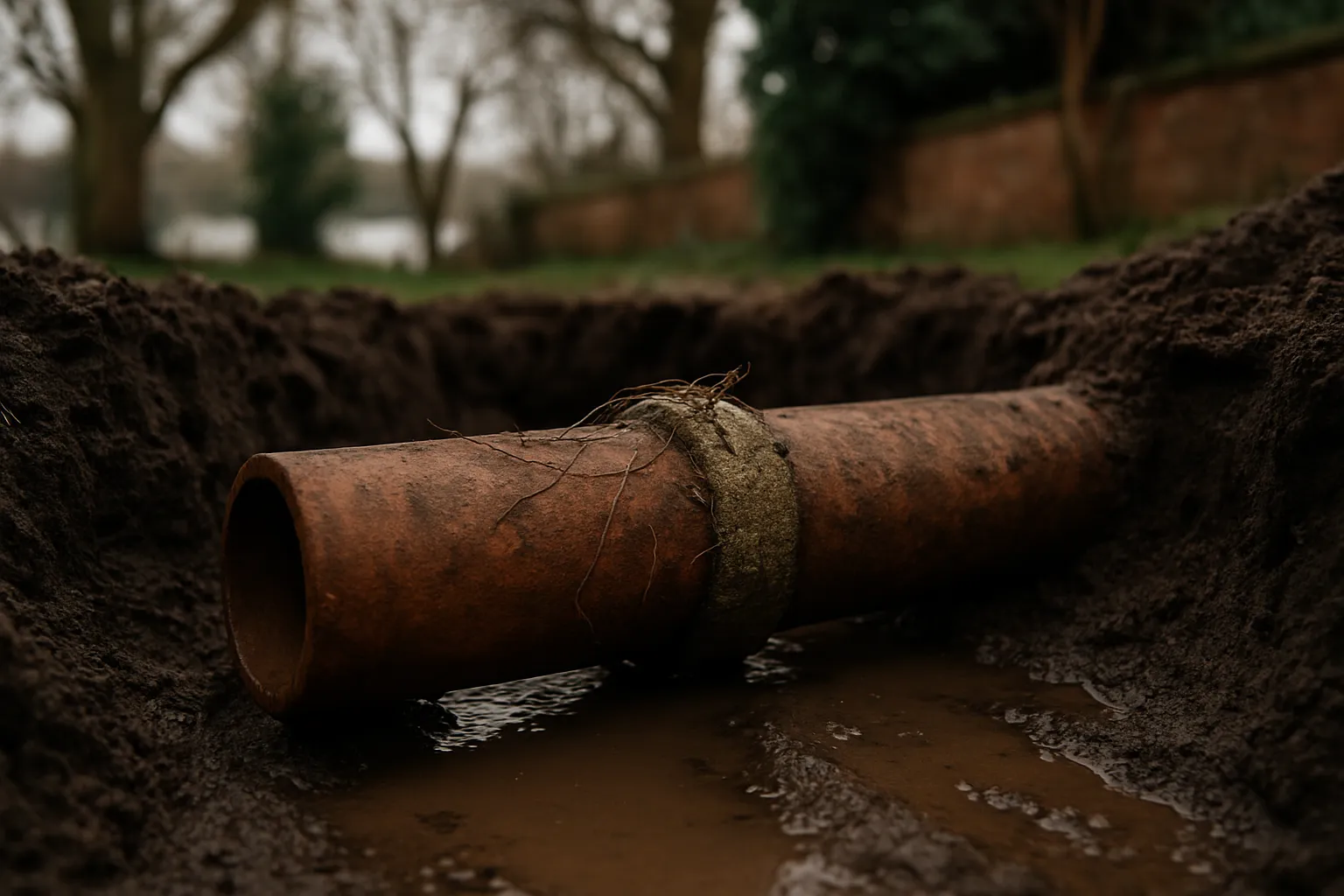 The Drain That Blocks Every Winter: Thames-Side Pressure, Roots or a Broken Joint?